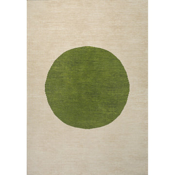 Cirkel Minimalist Geometric Dot Machine-washable Area Rug